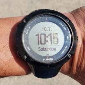 A picture containing ground, outdoor, sidewalk, watch Description automatically generated