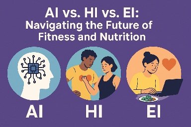 AI vs HI vs EI in Health Fitness and Nutrition
